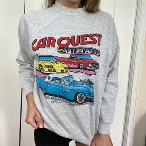VINTAGE Car Quest Pullover
